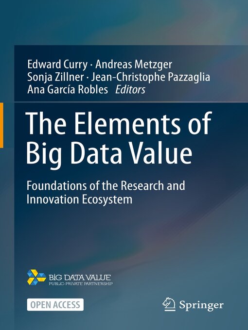 Title details for The Elements of Big Data Value by Edward Curry - Wait list